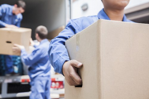 Commercial moving team planning an office relocation in Clerkenwell