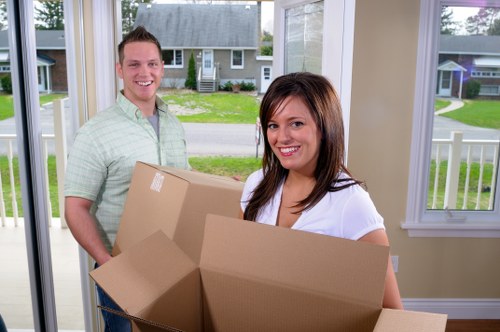 Professional movers planning a home move in Clerkenwell