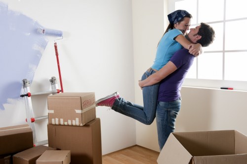 Apartment moving support in a Clerkenwell building