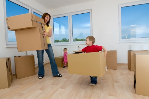 Packing and loading furniture for a local move in Clerkenwell